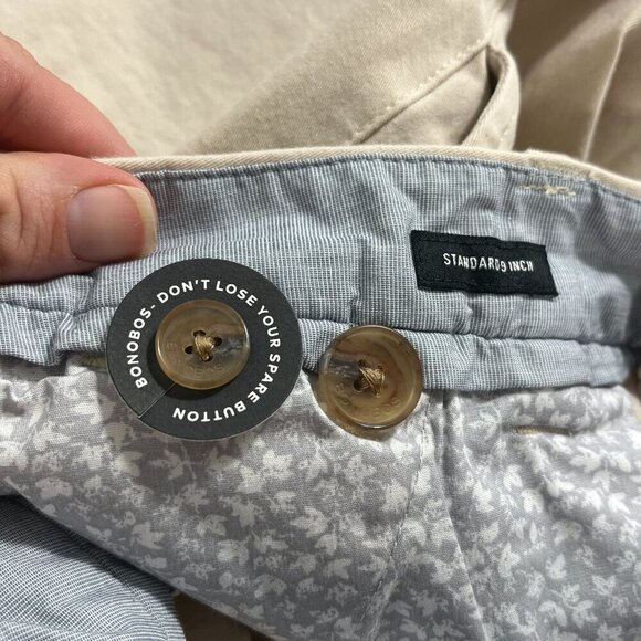 NWT Bonobos 9 in Flat Front Shorts - Picture 6 of 8